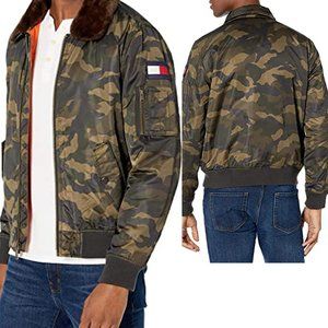 Tommy Hilfiger Camouflage Bomber Jacket
